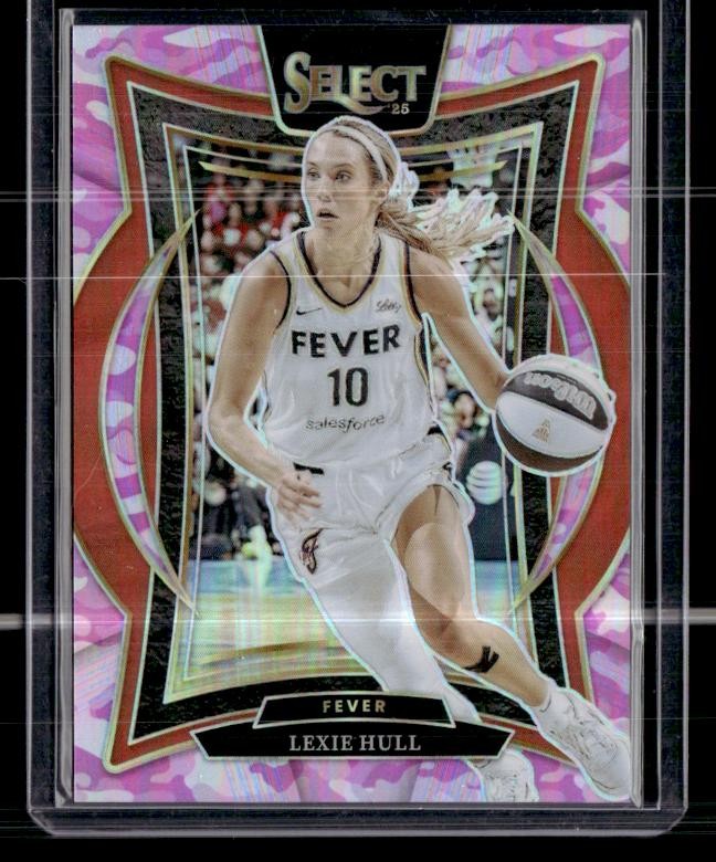 2025 Panini Select WNBA #67 Lexie Hull Pink Camo Prizms SN