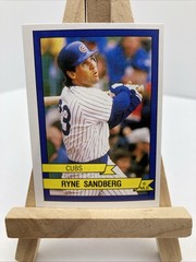 1989 Panini Stickers #56 Ryne Sandberg Chicago Cubs