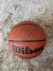Naz Reid/Karl-Anthony Towns/Jaylen Nowell Autographed Basketball Timberwolves