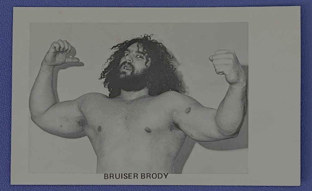1970’s Boyd Pierce Bruiser Brody Wrestling Rookie Card RC AWA WWWF WCCW Japan