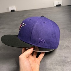 Hat Club New Era Toronto Blue Jays Fitted Cap 7 5/8 Purple Pink Roosevelt Patch