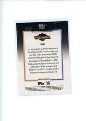2025 Topps Now WWE Rhea Ripley Belair Iyo #WM5 WrestleMania Poster #5 *READ* QTY