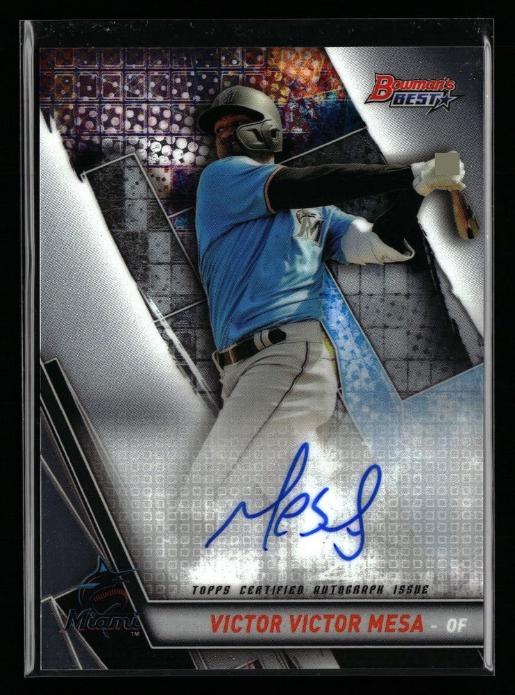 Victor Victor Mesa 2019 Bowman&rsquo;s Best Best of 2019 Autographs Miami Marlins Auto