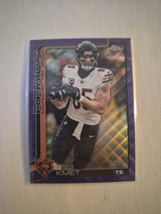 2025 Topps Chrome – Cole Kmet #51 Purple Refractor /75