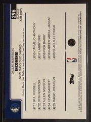 2025-26 Nba Topps Basketball – Incoming! #296 Season Tip Off Parallel