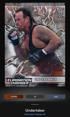 Undertaker – Steel Breakers Iconic – Topps Slam WWE Elimination Chamber 26