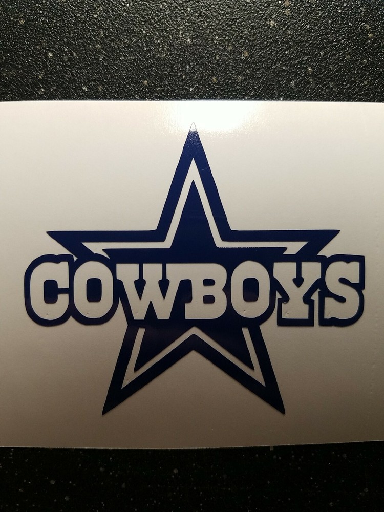 Dallas Cowboys 2.5&Prime; H vinyl Decal Car/Truck Cornholes – Laptops windows copss
