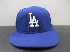 Los Angeles Dodgers Hat Cap Snap Back Blue White MLB Baseball New Era Mens