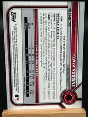 2022 1st Bowman Chrome #BDC-140 Kenya Huggins Reds Athletics