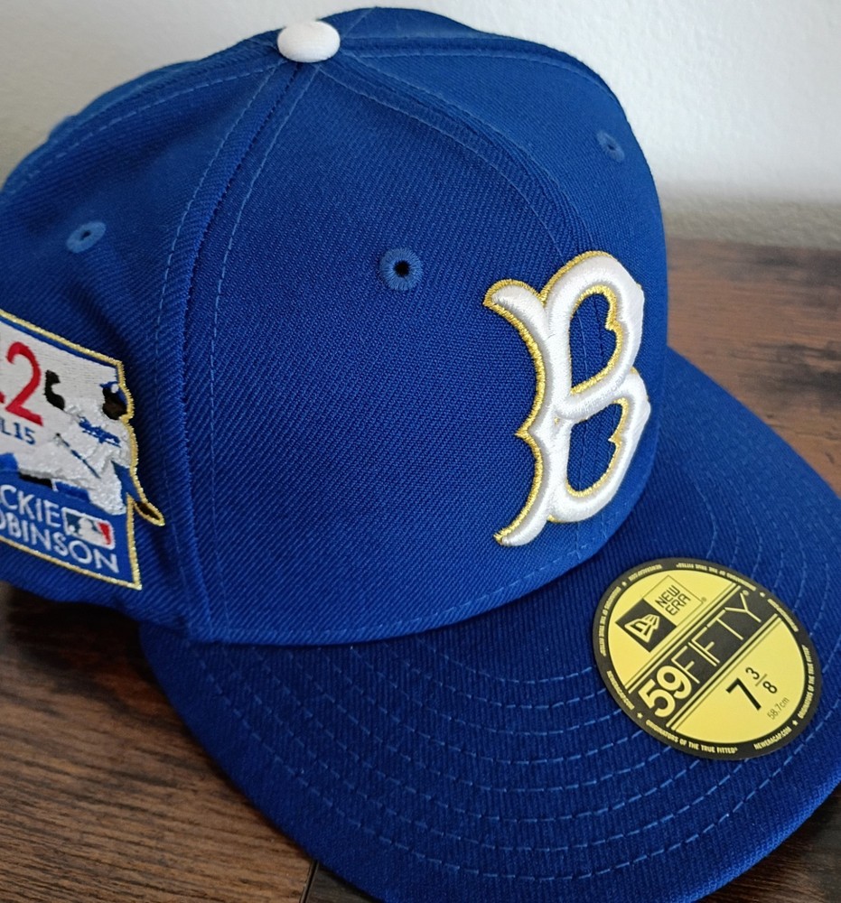 JACKIE ROBINSON APRIL 15 BROOKLYN DODGERS COOPERSTOWN COLLECTION 7 3/8 HAT