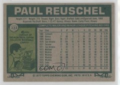 1977 Topps Paul Reuschel #333 Rookie RC 5mp