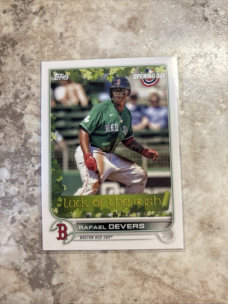 2022 Topps Opening Day Luck of the Irish Rafael Devers #LI-10 2g8