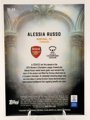 Topps Chrome WCL 25/26 Queens of Football QF-23 Alessia Russo Arsenal /75