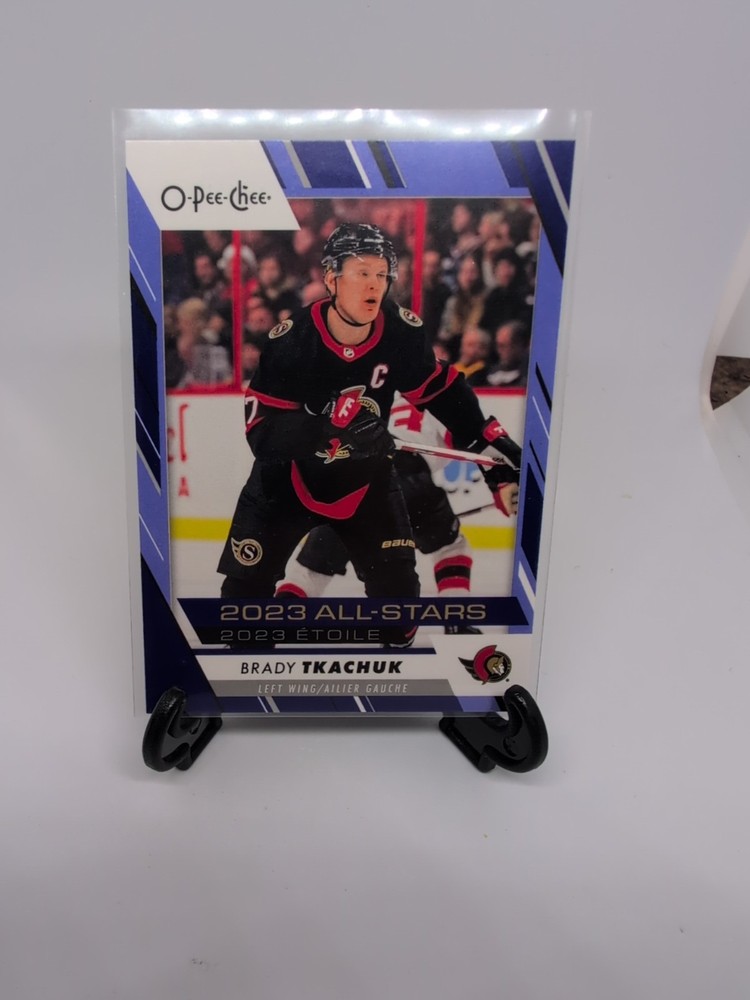 2023-24 O-Pee-Chee – All-Star Brady Tkachuk #510 Blue Border