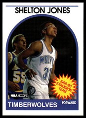 1989 Hoops #51 Shelton Jones NRMT or Better