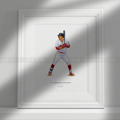 Francisco Lindor Cleveland Guardians Baseball 8×10 Print Poster Art Illustrated