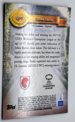 2024-25 Topps Chrome UEFA #QF-7 Selma Bacha Queens of Football Red Refractor 1/5