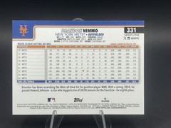 2025 Topps Series 1 – Brandon Nimmo #331 Sand Glitter NY Mets