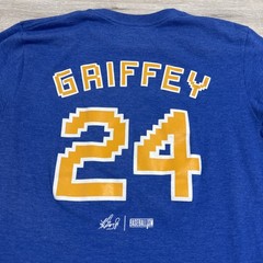 Ken Griffey Jr Shirt Seattle Mariners Baseballism Men&rsquo;s Blue Small Tee