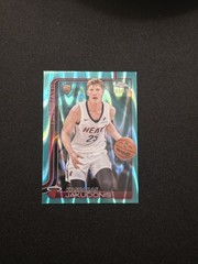 2025-26 Topps Chrome Kasparas Jakucionis #270 Aqua RayWave Refractor /199 (RC)