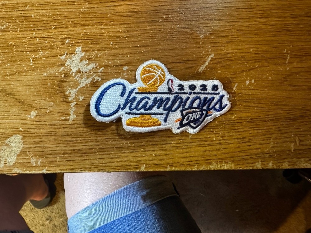 Iron Patch 2025 Champions MLB OKC Oklahoma 4×4 Inches
