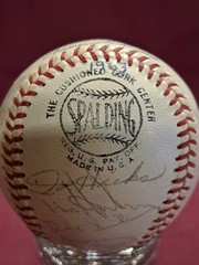1963 New York Mets Official Baseball Team Signed Stengel Snider Hickman Hunt