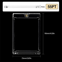 55-180PT Magnetic Card Holder For Trading Card Protector Case Hard Baseball Card
