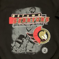 Vintage Ottawa Senators Sweatshirt NHL Hockey Pullover Rare Size Large Read!
