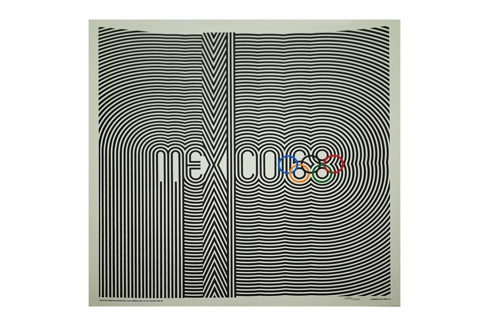 POSTER MEXICO CITY 68 OLYMPIC GAMES (LIMITED EDITION 1000 PIECES)