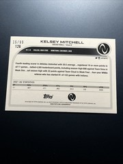 2023 Topps Athletes Unlimited KELSEY MITCHELL ROYAL BLUE FOIL SP #&rsquo;d 15/99 (CL6)