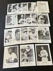1973 HOF Picture Pack -20 w/ envelope-Babe Ruth, Satchel Paige,Jackie Robinson++