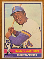 1976 Topps 3 card lot! HANK AARON! PETE ROSE! FERGIE JENKINS! MLB!