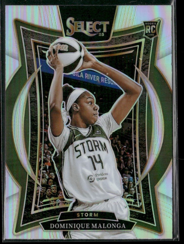 2025 Panini Select WNBA Dominique Malonga #60 Concourse RC Silver Storm BB1937