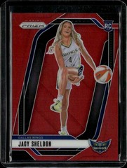 2024 Panini Prizm WNBA Red Prizms Jacy Sheldon #141 /299 | Dallas Wings