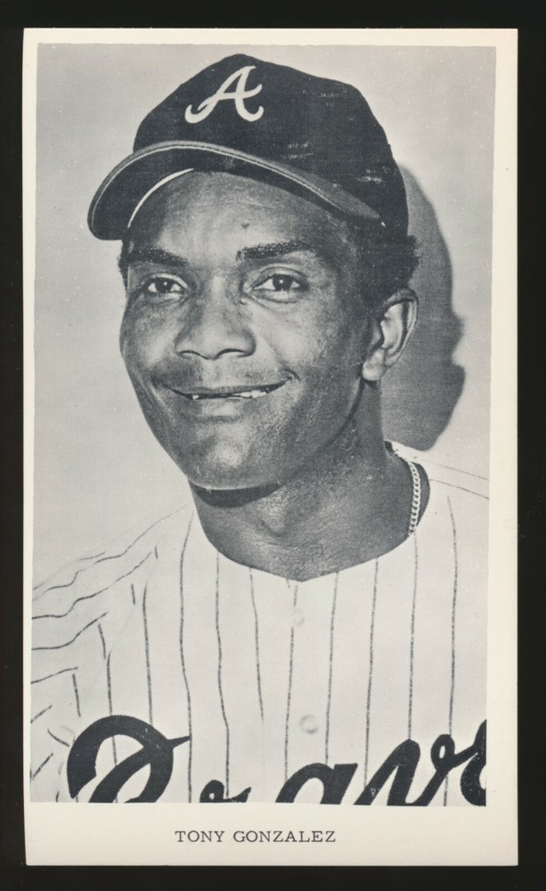 1970 Atlanta Braves Team Issue (3-3/8&Prime;x 5-1/2&Prime;) -TONY GONZALEZ