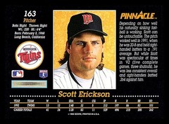 1993 Pinnacle #163 Scott Erickson