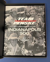 Team Penske 50th Anniversary Indianapolis 500 Book R Penske Signed with Slipcase