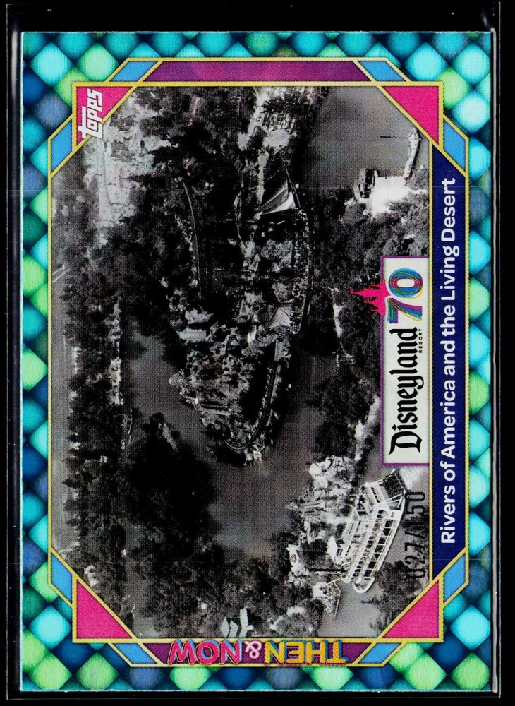 2025 Topps Disneyland 70th #20 Rivers of America and the Living Desert #/150