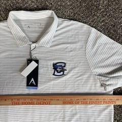 Creighton Bluejays Shirt Men’s XL White NCAA Golf Antigua Stripe Polo New