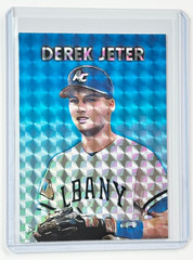 Derek Jeter Limited Artist Signed « Albany Colonie Yankees » Refractor Card 1/1