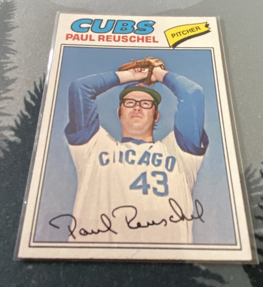 1977 Topps – Paul Reuschel #333 (RC) – FREE SHIPPING