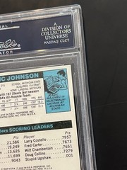 Reprint Rookie Card Larry Bird Magic Johnson Julius Erving Triple Auto Signed AU