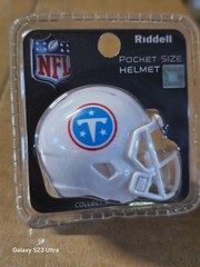 TENNESSEE TITANS 2026 WHITE SPEED NEW CLAMSHELL POCKET PRO HELMET RIDDELL