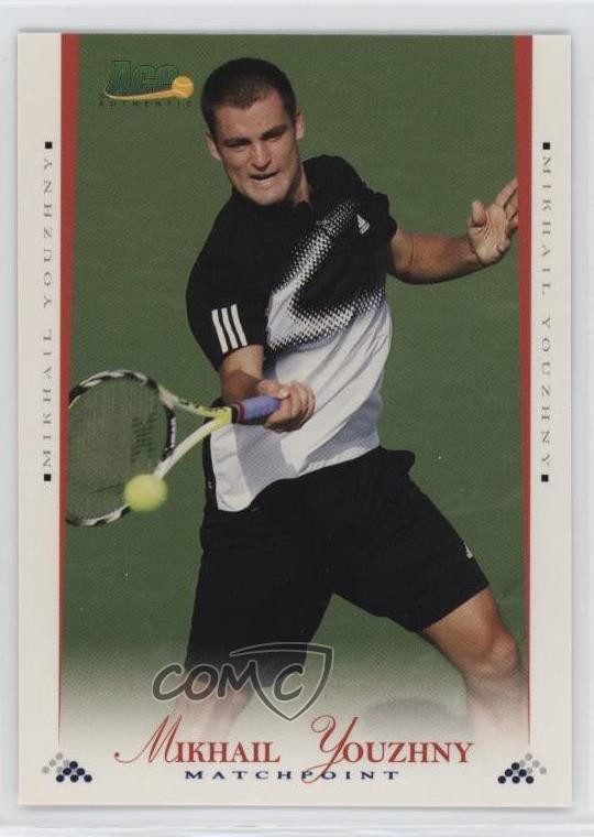 2008 Ace Authentic Matchpoint Blue Mikhail Youzhny #5 9td