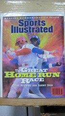 Mark McGwire and Sammy Sosa Great Home Run Race Sports Illustrated Commemorative