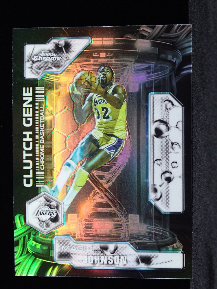 Magic Johnson 2025-26 Topps Chrome Update Basketball Clutch Gene Refractor CG-24