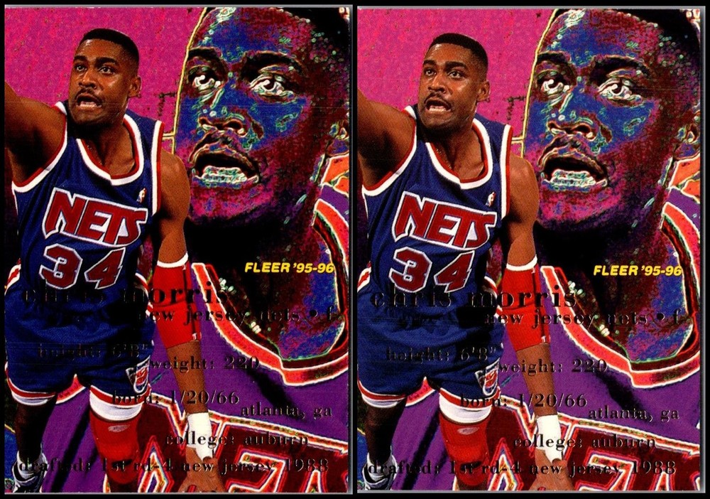 Fleer European Chris Morris (2) Card Lot – EXCLUSIVE OFFER – ACT QUICK!