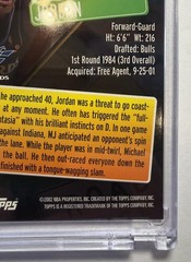 2002-03 Topps – Michael Jordan Coast to Coast #CC8 Washington Wizards/ Bulls HOF