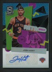 2022-23 JOSH HART 20/99 AUTO PANINI SPECTRA RETRO SPECT AUTOGRAPHS