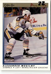 1990-91 O-Pee-Chee Premier #75 Alexander Mogilny
